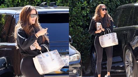 Khloe Kardashian flaunts 0k Hermès bag on LA stroll 